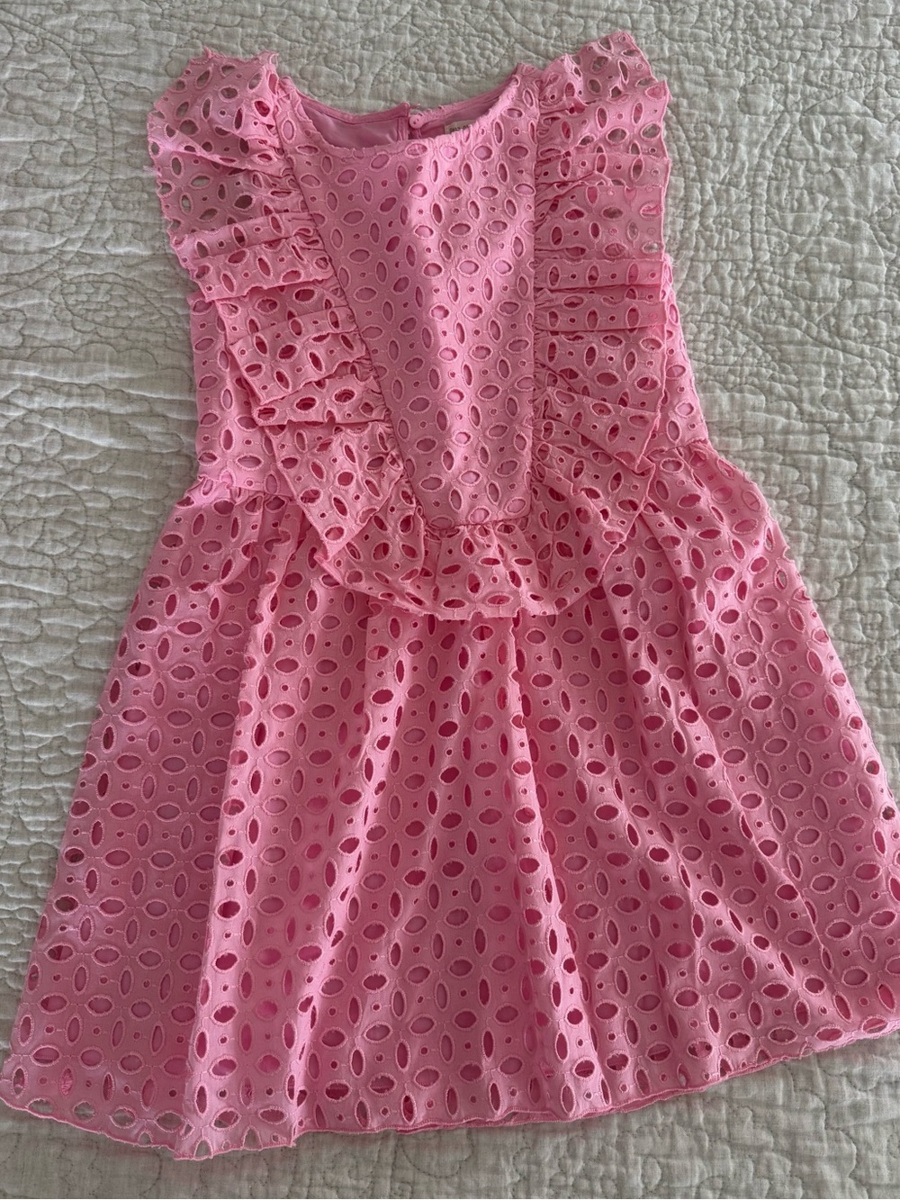 Zara Girls Eyelet Dress, Size 8